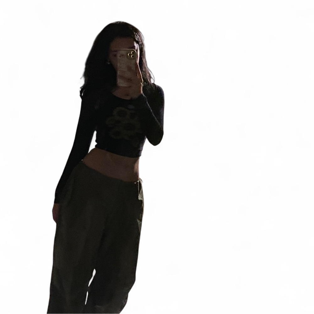Urban Outfitters Olive Cargo Leg Pants